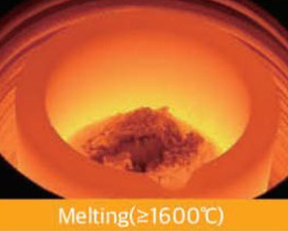 Melting(≥1600℃)